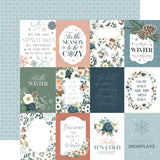 Carta Bella Winter Wonderland 3x4 Journaling Cards 12x12 Patterned Paper
