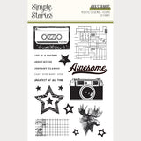 Simple Stories Rustic Legend Clear Photopolymer Stamp Set