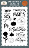 Carta Bella Americana Crisp Days Designer Stamp Set