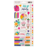 American Crafts Shimelle Reasons to Smile 6x12 Cardstock Sticker Sheet