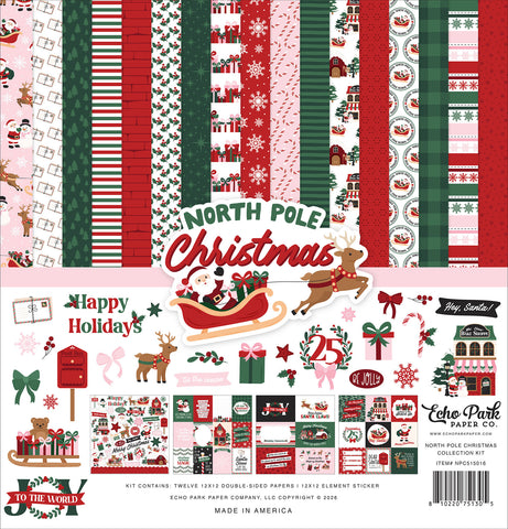 Echo Park North Pole Christmas 12x12 Collection Kit