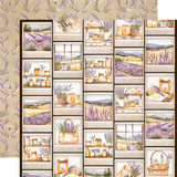Simple Stories Simple Vintage Lavender Fields Sunshine & Honey 12x12 Patterned Paper