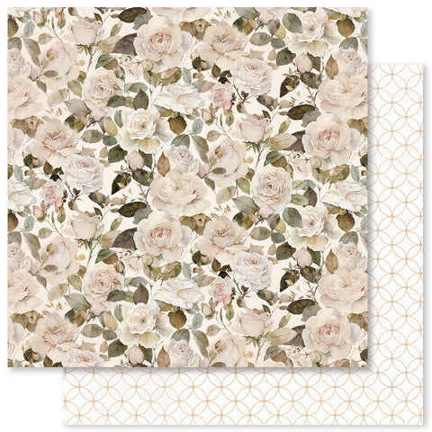Paper Rose Studio Wedding Joy Basics - Paper C 12x12 Patterned Paper
