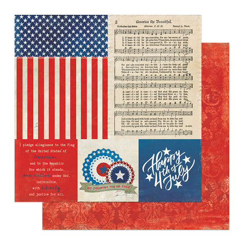 PhotoPlay Paper With Liberty - America the Beautiful Patterned Paper