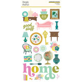 Simple Stories Flea Market 6x12 Chipboard Sticker Embellishments