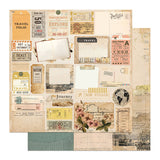 PhotoPlay Paper Travel Junque Post Card 12x12 Patterned Paper