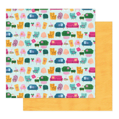 American Crafts Shimelle Reasons to Smile Stay Close Patterned Paper