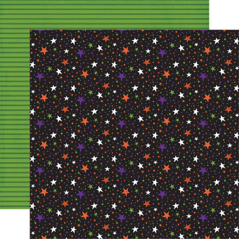Echo Park Ghosts & Goblins Spooky Season Stars 12x12 Patterned Paper