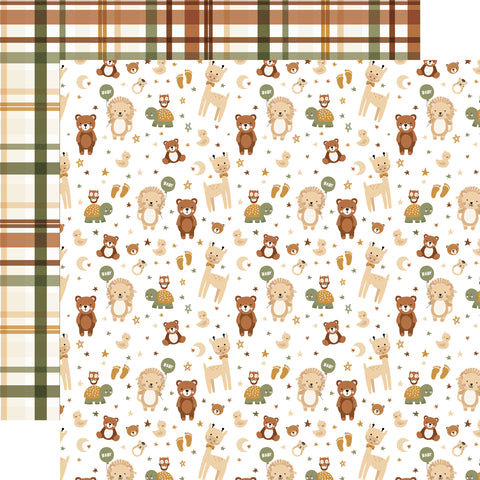 Echo Park Special Delivery: Baby - Sweet Baby Animals Patterned Paper