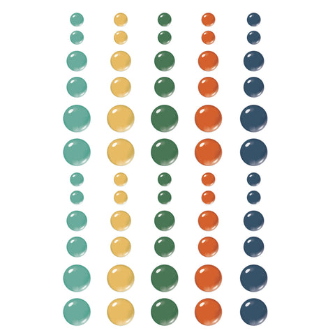 Simple Stories Rustic Legend Glossy Enamel Dots
