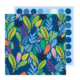 American Crafts Vicki Boutin Bold + Bright Mixed Greens Patterned Paper