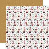 Echo Park Santa Claus Checking It Twice 12x12 Patterned Paper