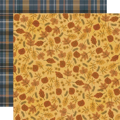 Simple Stories Acorn Lane Falling Leaves Patterned Paper