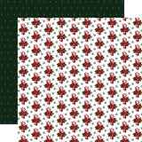 Echo Park Santa Claus Candy Cane Bunches 12x12 Patterned Paper
