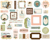 Carta Bella Cowgirl Ephemera Embellishments