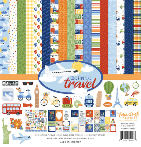 Echo Park Born To Travel Collection Kit