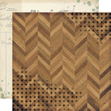 Simple Stories Rustic Legend Vintage Vibes 12x12 Patterned Paper