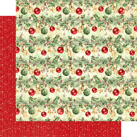 Graphic 45 Merry & Bright Wonderful Time of the Year Patterned 12x12 Paper