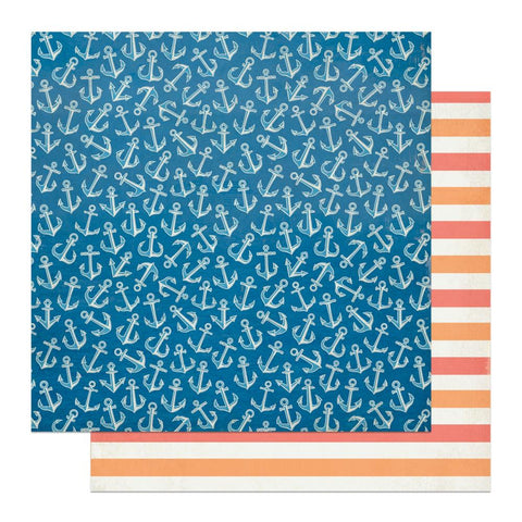 PhotoPlay Paper Anchors Aweigh Anchors Patterned Paper