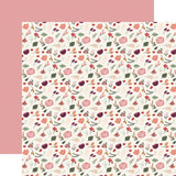 Carta Bella Wine Feeling Fine Floral 12x12 Patterned Paper
