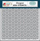 Carta Bella Pack Your Bags Travel Far Designer 6x6 Stencil