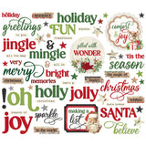 Simple Stories Simple Vintage Believe Sentiment Bits Embellishments