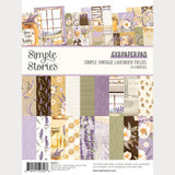 Simple Stories Simple Vintage Lavender Fields 6x8 Paper Pad
