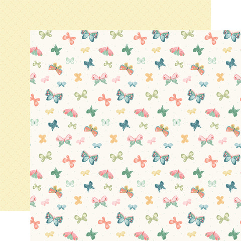 Carta Bella Secret Garden Butterfly Beauty 12x12 Patterned Paper