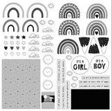PhotoPlay Paper Little One Rainbows Dies 12x12 Patterned Paper