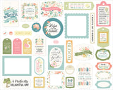 Carta Bella Secret Garden Frames & Tags Embellishments