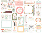 Carta Bella That's My Girl Frames & Tags Embellishments