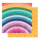 American Crafts Shimelle Reasons to Smile Radiate Positivity Patterned Paper