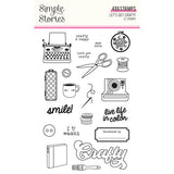 Simple Stories Let's Get Crafty Photopolymer Stamp Set