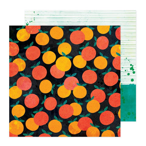 American Crafts Vicki Boutin Bold + Bright Juicy Scoop Patterned Paper
