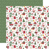 Echo Park Santa Claus Lane North Pole Patterned Paper