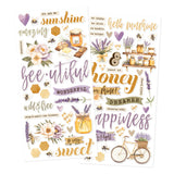 Simple Stories Simple Vintage Lavender Fields Foam Sticker Embellishments