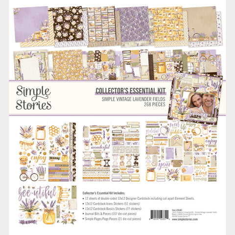 Simple Stories Simple Vintage Lavender Fields Collector's Essential Kit