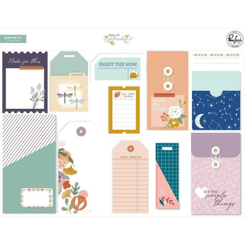 Pinkfresh Studio Days of Splendor Journaling Bits Embellishments