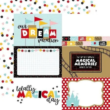 Echo Park Wish Upon A Star 2 6x4 Journaling Cards Patterned Paper