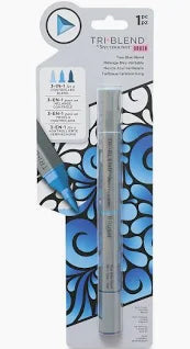 Spectrum Noir TriBlend Brush Marker - True Blue Blend