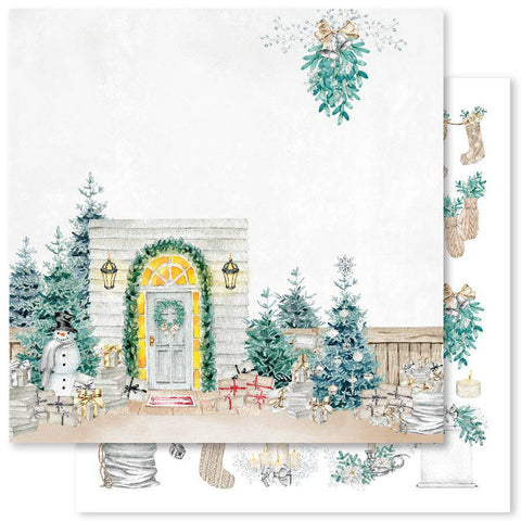 Paper Rose Silver Bells 2 Paper F Patterned Paper