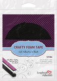 Scrapbook Adhesives Black Crafty Foam Tape Double-sided Adhesive