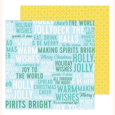 Pinkfresh Studio Holiday Magic Warm Wishes Patterned Paper