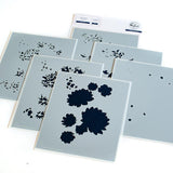 Pinkfresh Studio Dahlia Bunch Layering Stencil Set