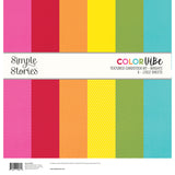 Simple Stories Color Vibe Brights - Textured Cardstock Kit
