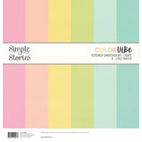 Simple Stories Color Vibe Lights - Textured Cardstock Kit