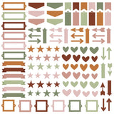 Simple Stories Color Vibe Boho - Chipboard Bits & Pieces Embellishments