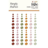 Simple Stories Color Vibe Boho - Enamel Dot Embellishments