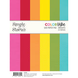 Simple Stories Color Vibe Brights - 6x8 Paper Pad