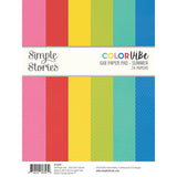 Simple Stories Color Vibe Summer - 6x8 Paper Pad